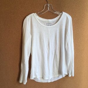 LOFT, Vintage Soft, size S small, White